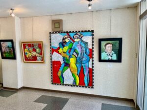 天野郁夫展（油彩画・書）