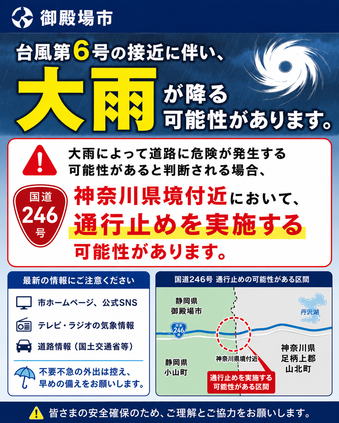 台風６号246